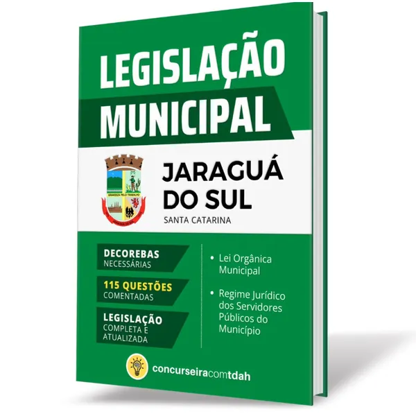 Capa: Legislação Municipal de Jaraguá do Sul/SC